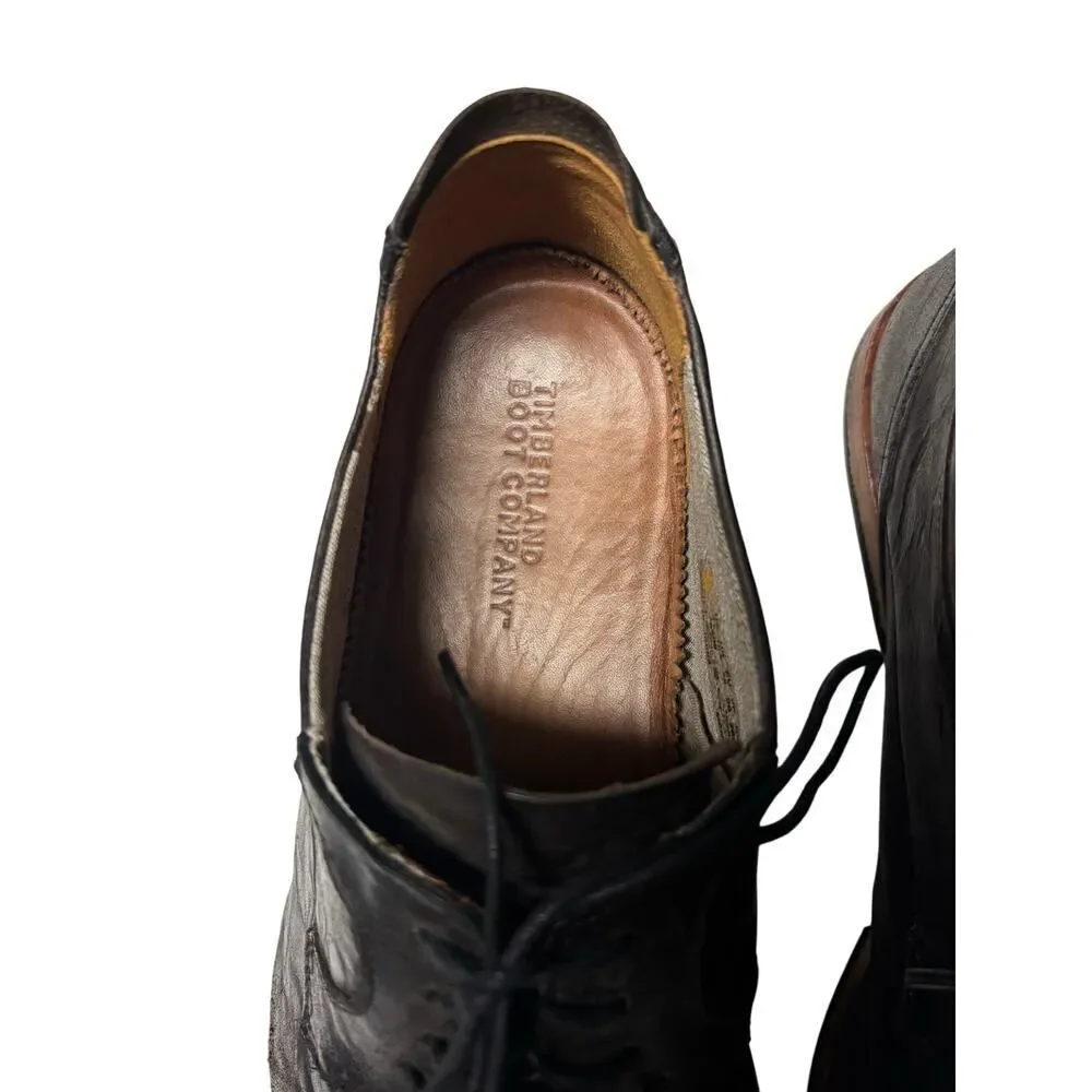 Timberland Boot Company Wodehouse Cap Toe Oxfords, black leather, men’s size 11